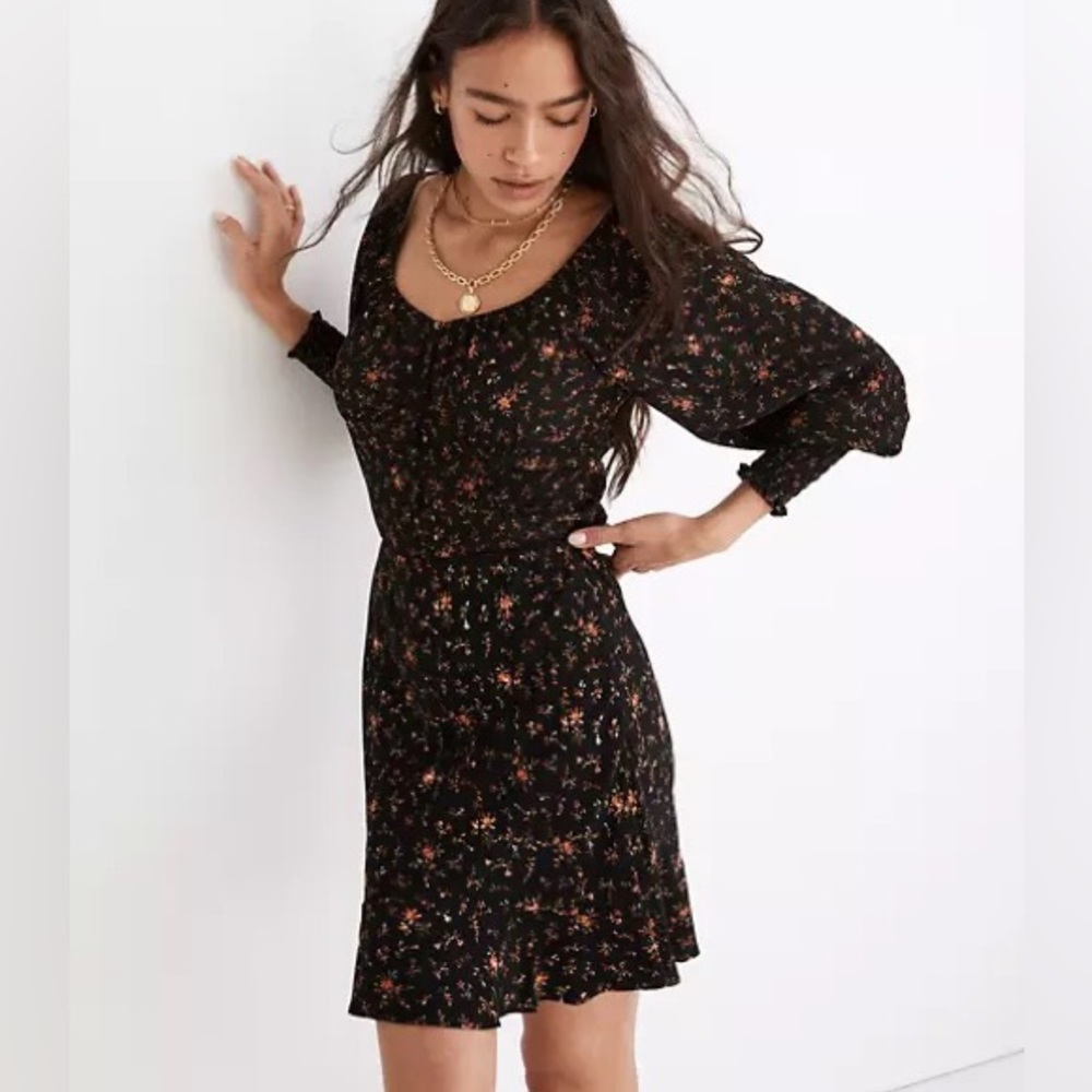 Madewell Flounce-Hem Mini Skirt